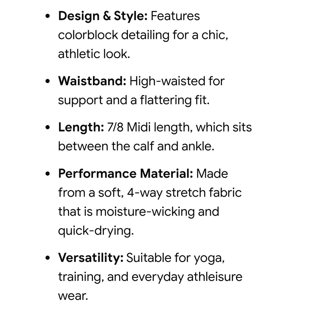 Beyond Yoga Leggings Womens XS Burgundy Black Colorblock High Waisted SP3401 - Picture 9 of 10